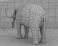 Mastodon Low Poly Modello 3D