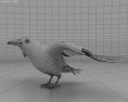 Raven Low Poly 3D模型