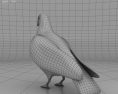 Rock Dove Low Poly Modelo 3D