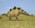 Stegosaurus Low Poly 3D模型
