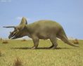 Triceratops Low Poly 3D 모델 