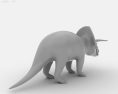 Triceratops Low Poly 3D-Modell