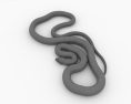 Giant anaconda Low Poly 3D модель