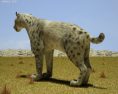 Homotherium Low Poly 3D-Modell