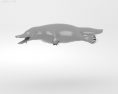 Platypus Low Poly 3D-Modell