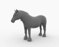 Pony Horse Low Poly 3d model