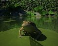 Cane toad Low Poly 3D 모델 