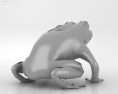 Cane toad Low Poly 3D模型