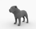 Bulldog Low Poly Modello 3D
