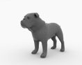 Bulldog Low Poly 3Dモデル