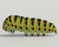 Caterpillar Low Poly 3D-Modell