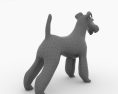 Fox Terrier Wire Low Poly 3D模型