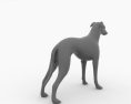Greyhound Low Poly Modelo 3d