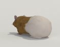 Guinea pig Low Poly 3D модель