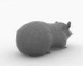 Guinea pig Low Poly Modelo 3D