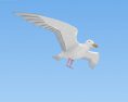 Gull Low Poly 3Dモデル