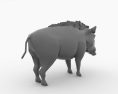 Hog Low Poly 3D-Modell
