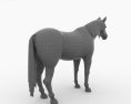 Horse Knabstrupper Low Poly 3D 모델 