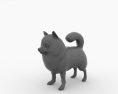 Pomeranian Low Poly Modelo 3D