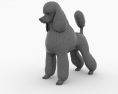 Poodle Low Poly 3Dモデル