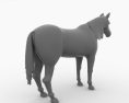 Horse Rocky Mountain Low Poly 3D 모델 