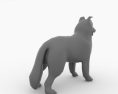Rough Collie Low Poly 3D-Modell