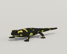 Salamander Low Poly Modelo 3d