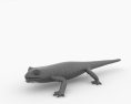 Salamander Low Poly 3D-Modell
