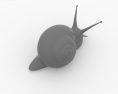 Snail Low Poly 3D 모델 