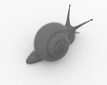 Snail Low Poly Modelo 3d
