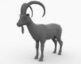 Wild Goat Low Poly 3d model
