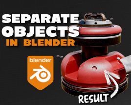 How to Unjoin Objects in Blender