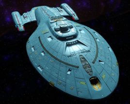 Star Trek USS Voyager 3D модель