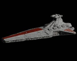 Venator class Star Destroyer 3D 모델 