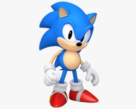 Classic Sonic 3D-Modell
