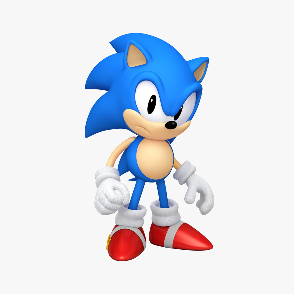 Classic Sonic 3D 모델 