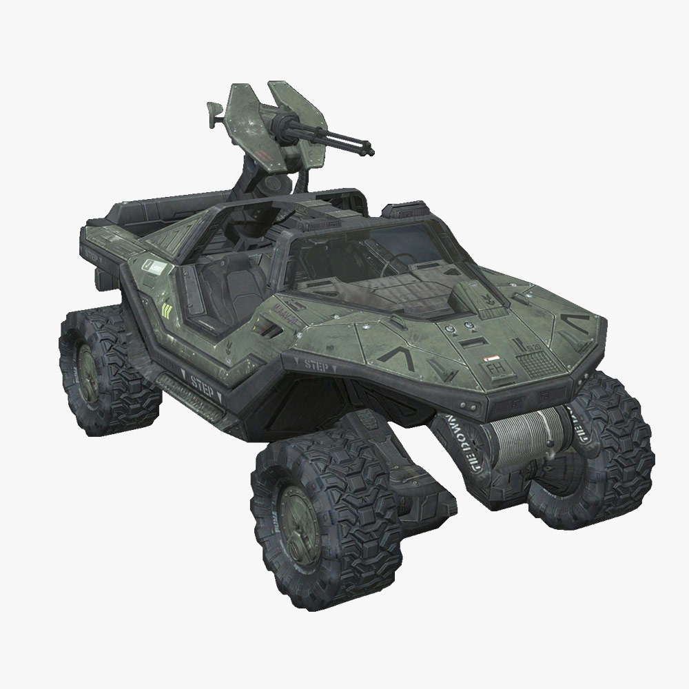 Halo Warthog Modelo 3d