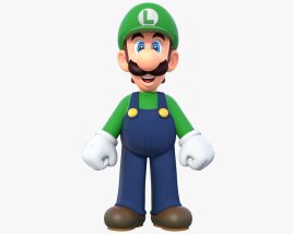 Luigi 3D 모델 