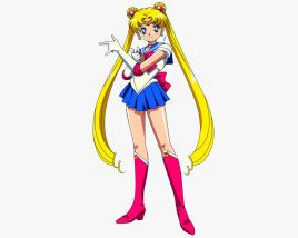 Sailor Moon 3D 모델 