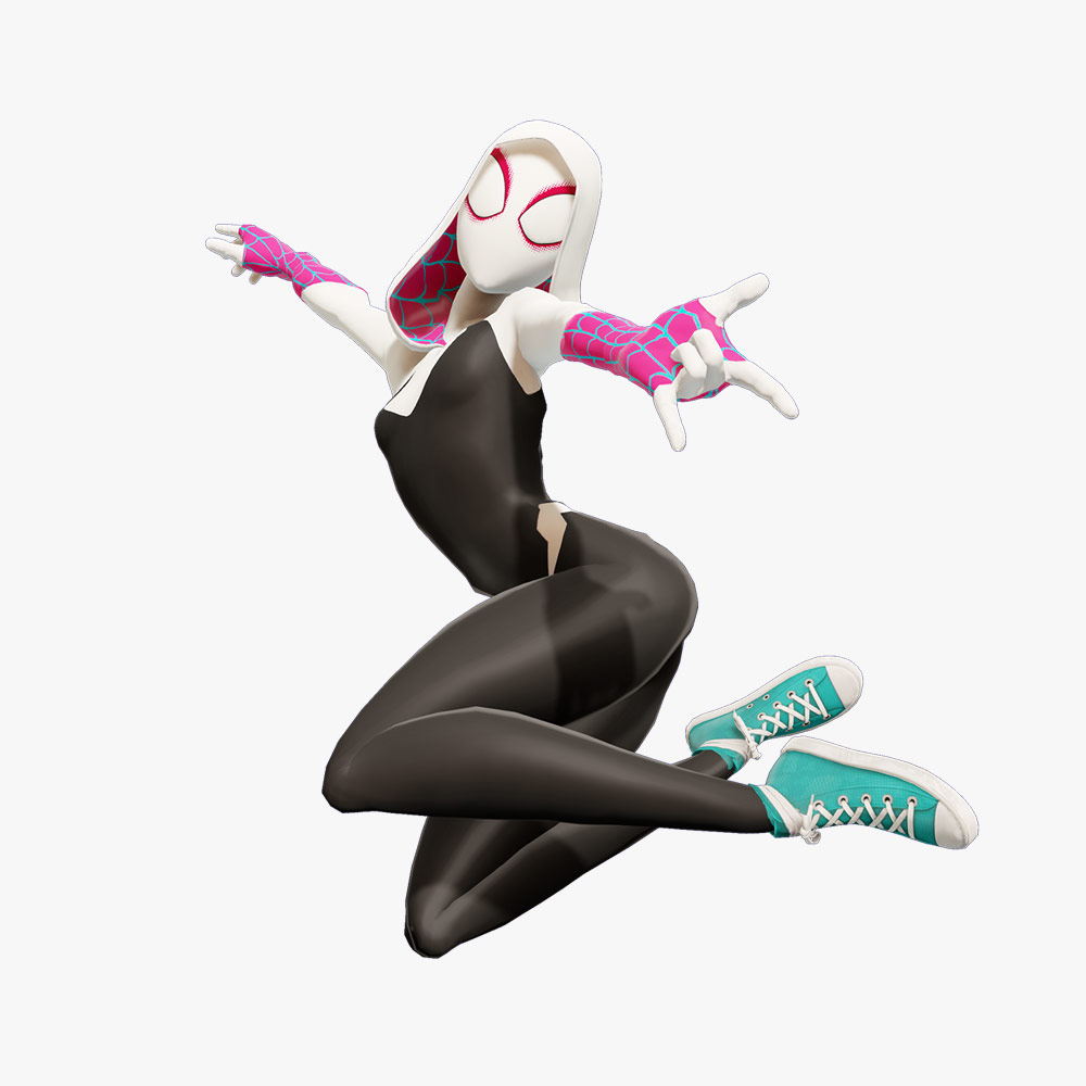 Spider Gwen Modello 3D