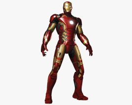 Iron Man 3D 모델 