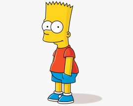 Bart Simpson 3D模型