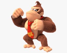 Donkey Kong 3D модель