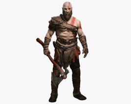 Kratos 3Dモデル