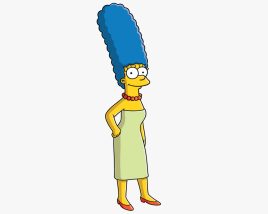 Marge Simpson 3D 모델 