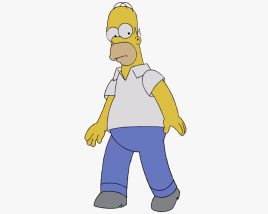 Homer Simpson 3D модель