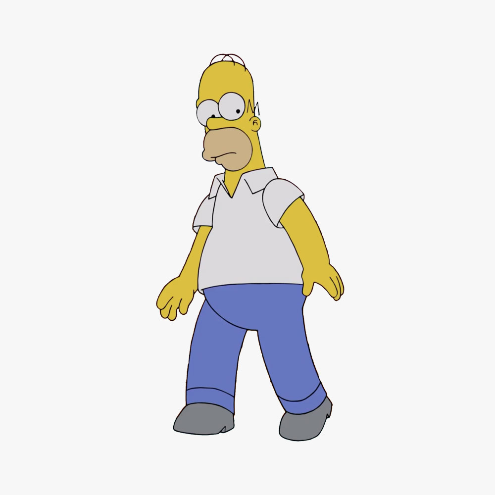 Homer Simpson Modelo 3d