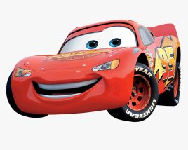 Lightning McQueen 3D-Modell