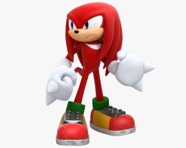 Knuckles the Echidna 3D-Modell