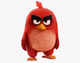 Angry Birds Red 3D модель